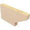 Ekena Millwork 2in. W x 8in. H x 16in. L Clemmons Woodgrain TimberThane Rafter Tail, Primed Tan RFTUR02X08X16CLERCPR - alternate 2